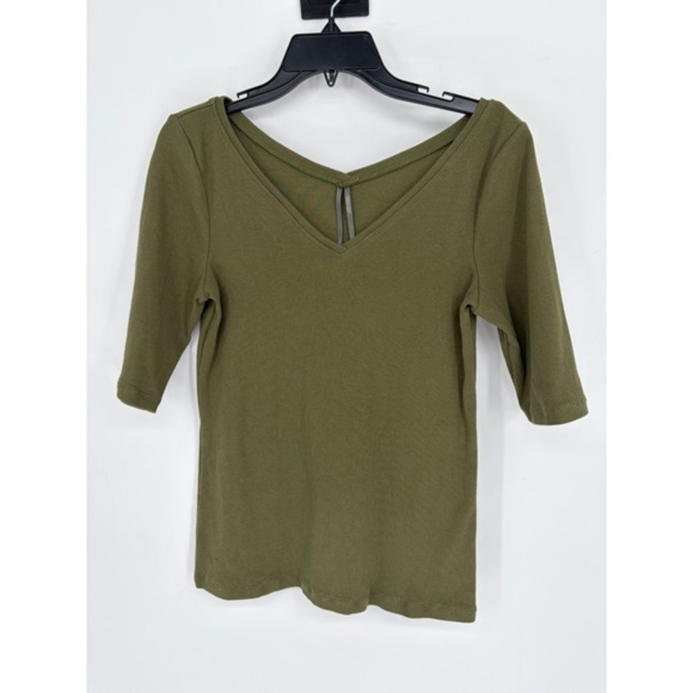 By Anthropologie Knit Green‎ Top Size Large